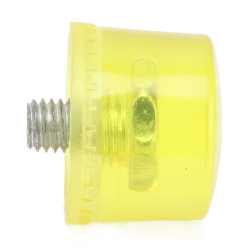 5Pcs Rubber Hammer Head Replacement M8x1 Soft Yellow Striking Tips Kit Φ40mm 2