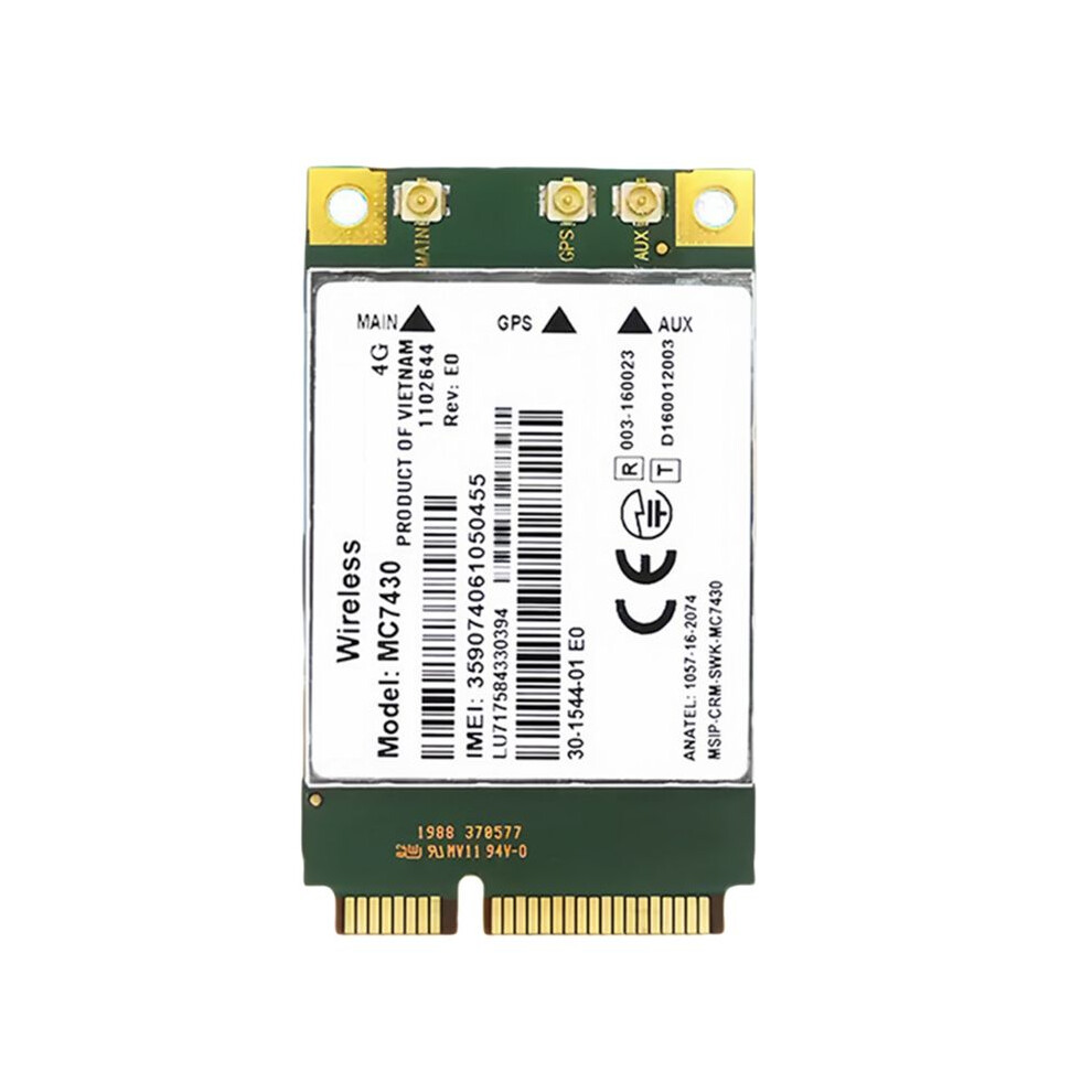 Mc7430 4G Module 300Mbps Sierra Wireless Fdd-Tdd Lte Cat6 Hspa+ Gnss Wwan Card Pcie 4G Card 4711042938898