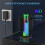 Universal 4 in 1 Charging Dock JYS-NS2318 for / 2 with 5 LED Dazzling Lights and Fingerprint Touch Function 5