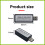 USB High-Speed Isolator 480Mbps Protection USB 2.0 Port DAC Audio Current Sound ADUM3165 6