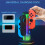 Universal 4 in 1 Charging Dock JYS-NS2318 for / 2 with 5 LED Dazzling Lights and Fingerprint Touch Function 4