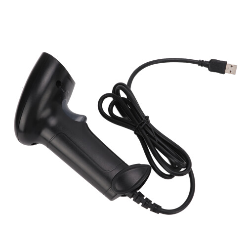 Wired USB Handheld Barcode Scanner for Retail & Supermarket Fast Scan Gun 2