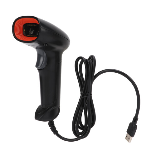 Wired USB Handheld Barcode Scanner for Retail & Supermarket Fast Scan Gun