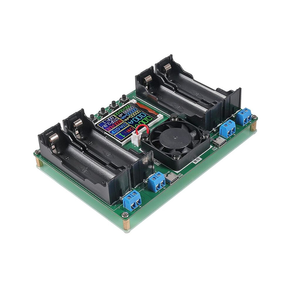 4 Channel 18650 Lithium Battery Capacity Tester Module Mah Mwh Digital Battery Power Detector Module Tester Type-C 6033245248115