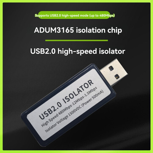 USB High-Speed Isolator 480Mbps Protection USB 2.0 Port DAC Audio Current Sound ADUM3165 2