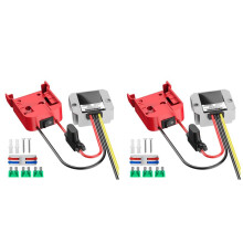 2X for Adapter Applicable to 18V Lithium Battery Adapter + - Buck (12V,10A,120W) with Fuse