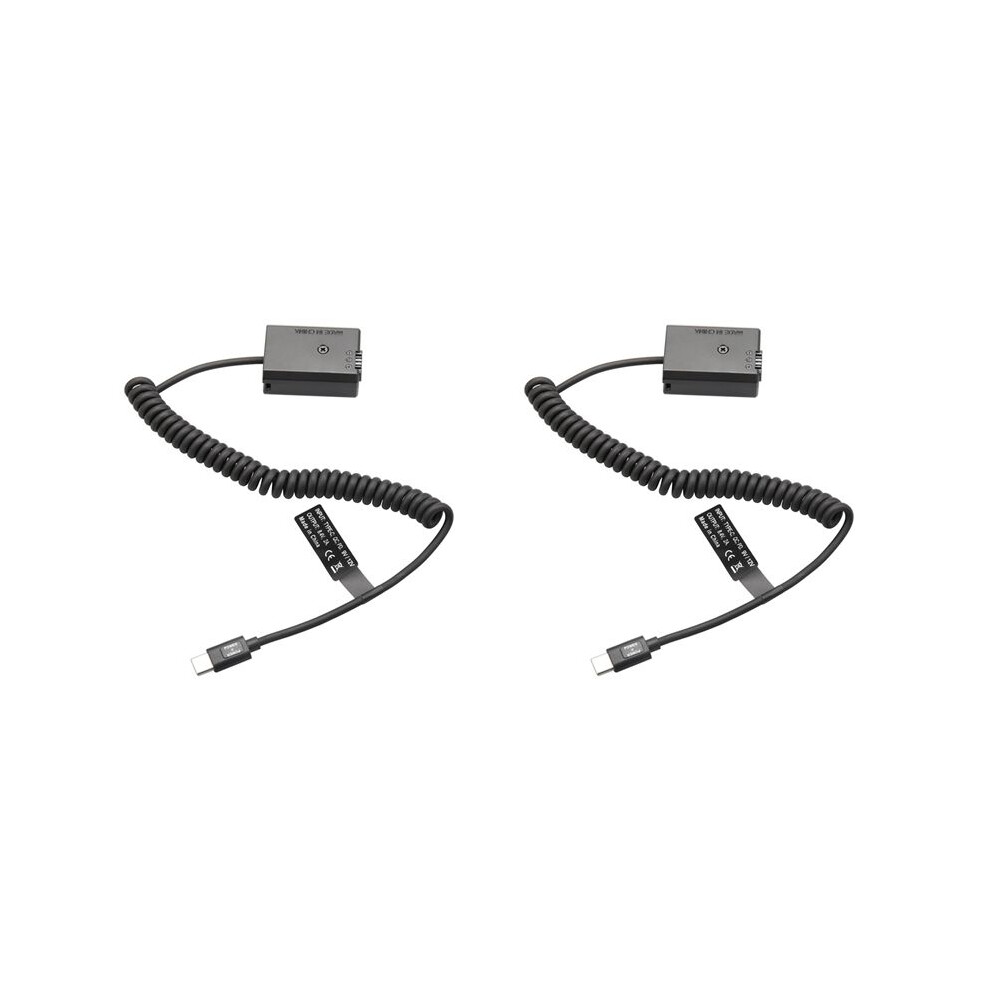 2X Np-Fw50 Dummy Battery Pd Type-C Coupler For Zv-E10 A7 A7r/S/M A7ii A7s2 A7m2 A7r2 A6500 Nex5 Nex7 Dsc-Rx10 A33 4712060498937