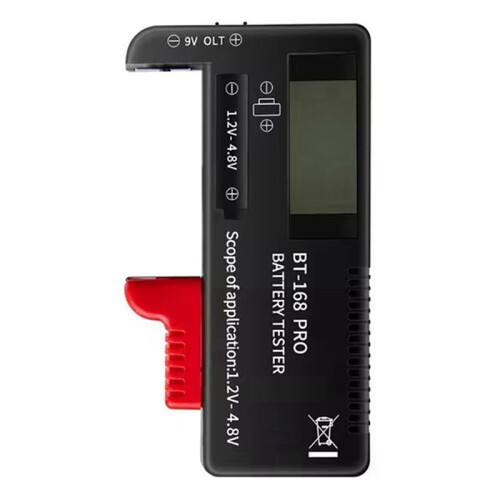 2X BT168 Pro Digital Battery Tester Volt Checker for AA AAA 9V Button Multiple Size Battery Tester Voltage Meter Tools 1
