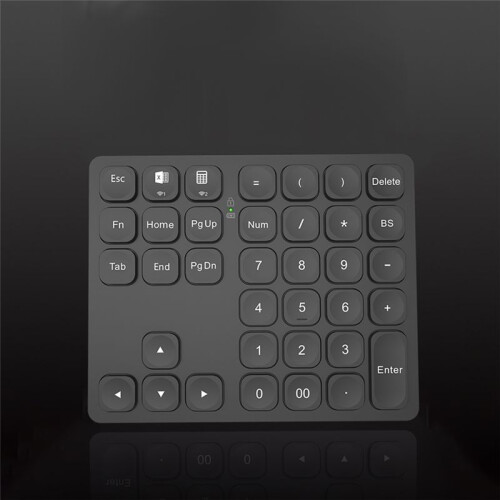 Dual  Numeric Keyboard Rechargeable Wireless Numpad for PC Laptop Windows Slinet Digital Keyboard-Black 1