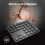 Dual  Numeric Keyboard Rechargeable Wireless Numpad for PC Laptop Windows Slinet Digital Keyboard-Black 3
