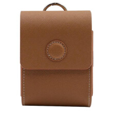 Bag Rangefinder Instrument Shockproof Waterproof Diastimeter PU Leather Case Portable Waistbag Brown