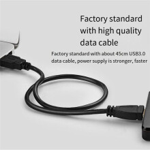External Mobile Hard Disk High USB 3.0 1TB Storage Portable Hard Disk for Laptop Desktop PC Black