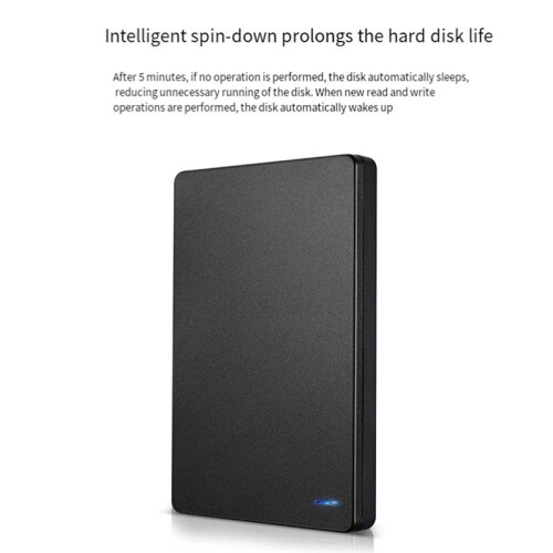 External Mobile Hard Disk High USB 3.0 1TB Storage Portable Hard Disk for Laptop Desktop PC Black 1