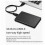 External Mobile Hard Disk High USB 3.0 1TB Storage Portable Hard Disk for Laptop Desktop PC Black 3