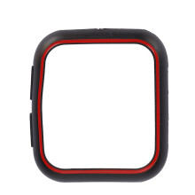 Smartwatch-etui, ramme, bumperskal, fuld dækfilm, ridsefast TPU-skærmbeskytter, let og slank, nem installation, kompatibel med 42 mm