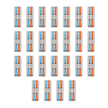 Conectores de palanca para cableado eléctrico, terminales de cable para conectores eléctricos, empalmes compactos en línea con tecnología de