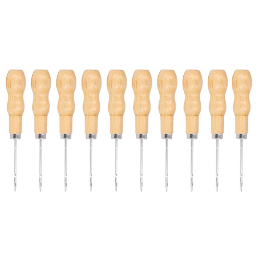 Durable 10Pcs Leather Sewing Awl 125mm Tool Kit for Easy Crafting 1