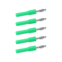 5 Stück grüne Banana-Plug-Adapter von 4 mm auf 2 mm, mit hoher Leitfähigkeit