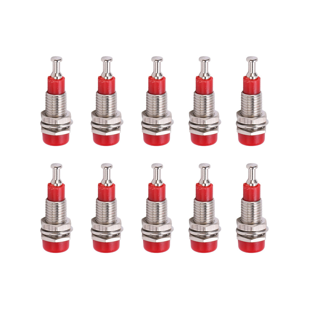 Banana Jack Female Banana Plug Connector Brass Soldering Type Panel Mount Binding Post High Quality Corrosion Resistance Versatile Banana Plug Socket 9358999963235