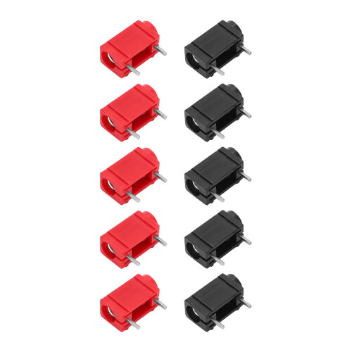 10 Pcs PCB Banana Socket 4mm Good Conductivity Corrosion Resistant Panel Plug