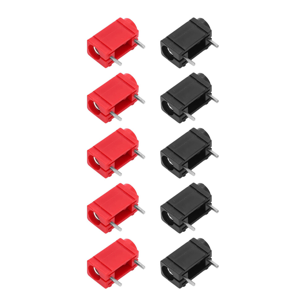 10 Pcs Pcb Banana Socket 4Mm Good Conductivity Corrosion Resistant Panel Plug 6921376237347