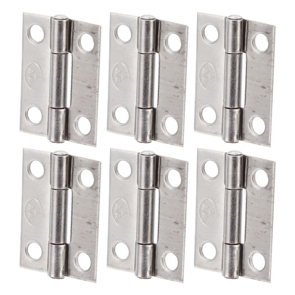 10Pcs 1In 304 Stainless Steel Foldable Butt Hinges For Cabinets & Marine Boxes 4941376237385