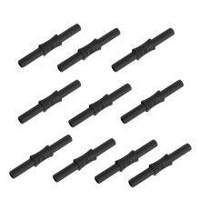 Banana-Steckerverlängerung J.20009 4 mm weiblich auf weiblich isolierte Verbindungsklemmen 10er Pack