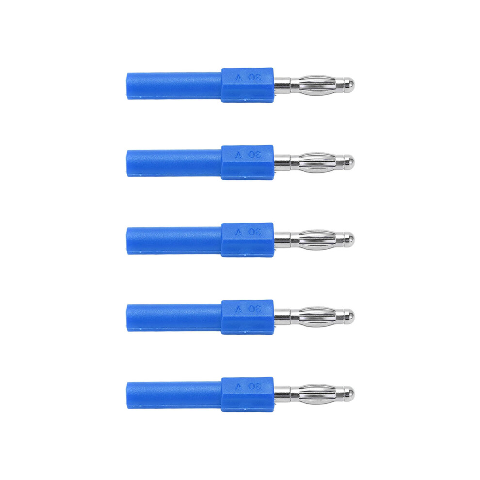 5Pcs 4Mm To 2Mm Banana Plug Adapter Blue For Multimeters J.20011 6921376238320