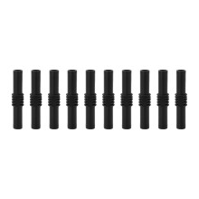 Adaptateur de prise banane femelle-femelle 4 mm, connecteur banane isolé, norme 4 mm, conception antidérapante, facile à utiliser