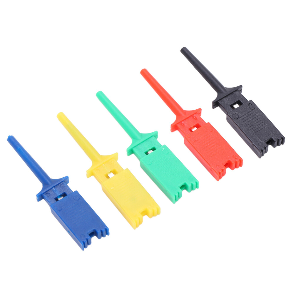 Flat Test Hook Clamp Set For Circuit Testing, Abs & Nickel Brass Materials 4131376238776
