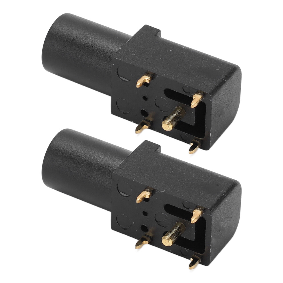 2Pcs Pcb Banana Sockets 4Mm Welded Test Clips Black, 1000V 24A 7681376238858