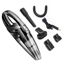 Portable Wet Dry Vacuum Cleaner, Rechargeable 2200mAh Lithium Battery Handheld Vacuum for Home Car Pet Hair, Quick Charge Technology with 120W Motor,