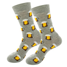 Lässige Socken für den Alltag, hochwertige Baumwollsocken mit einzigartigem Muster, farbenfrohe, atmungsaktive Socken mit glatter Zehennaht und