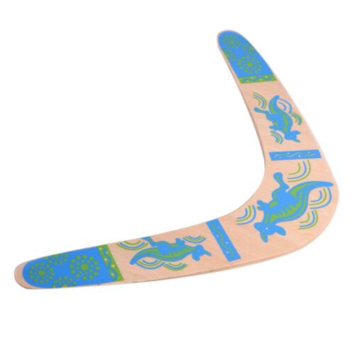 Returning Boomerang For Outdoor Activity, Unique Design Easy Throwing Spinning Toy Ideal For Sport Gifts, Parent-Child Activities (High-Grade Wooden M