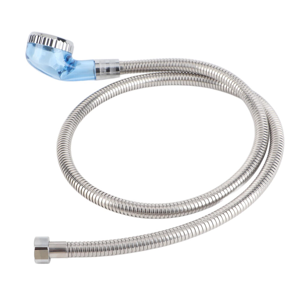 Blue Professional Chrome Shampoo Bed Sprayer Hose Kit 120Cm 47.2In