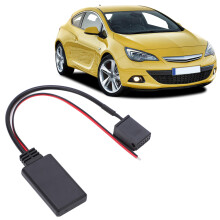 Adaptador Bluetooth de 23 cm con entrada AUX de 12 pines, negro