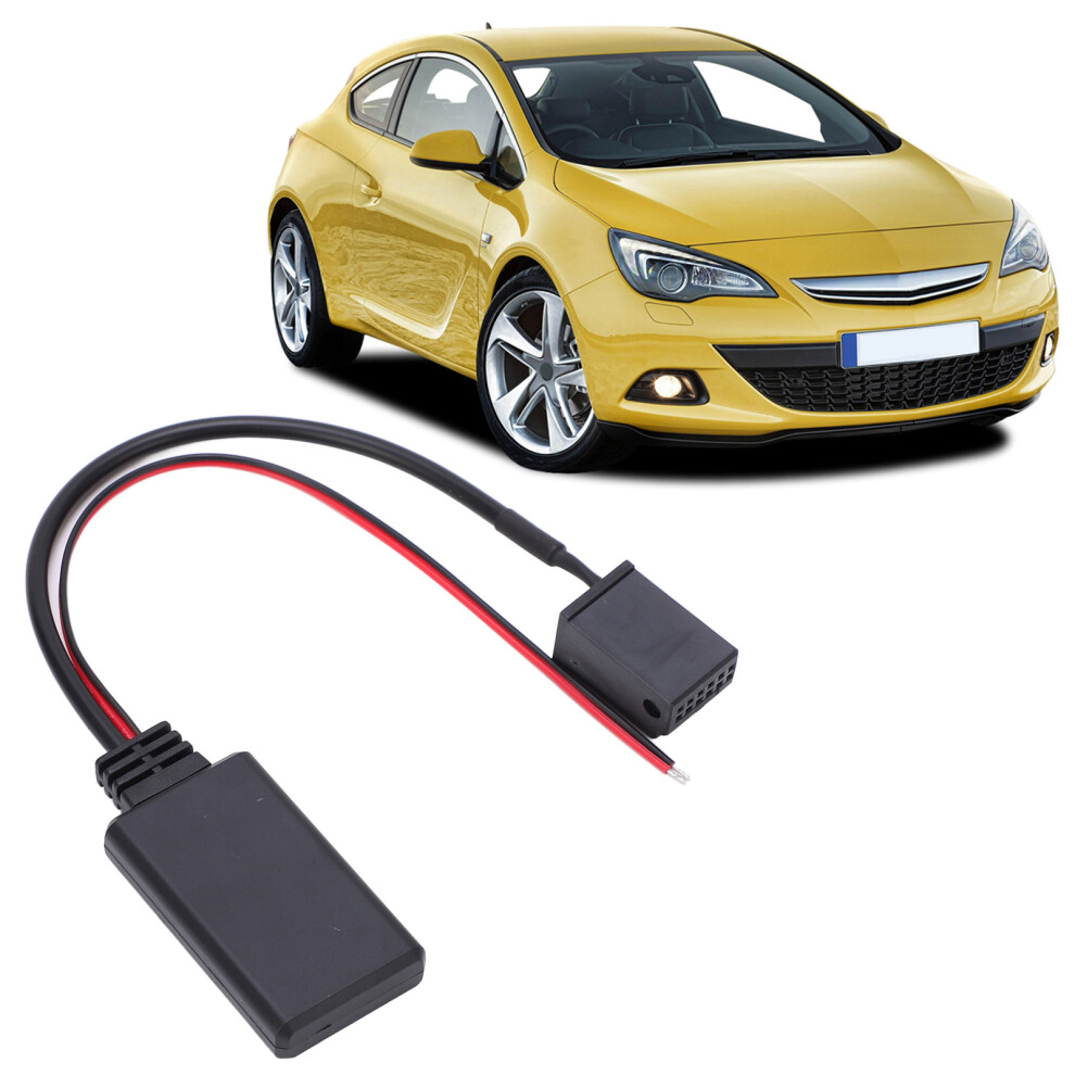 23Cm Wireless Bluetooth Aux In Adapter Module For Opel Vehicles Black 4981382307634