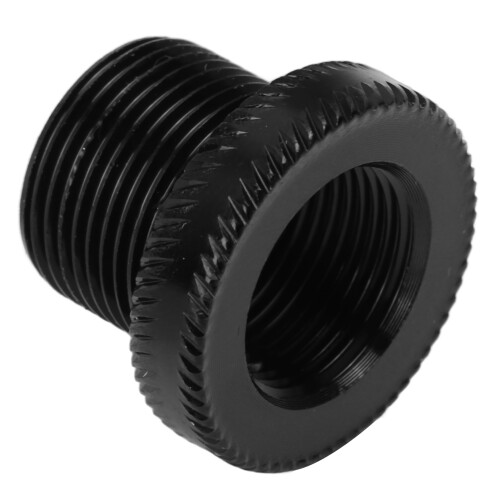 Universal Metall Autoölfilter-Adapter 5/8-24 auf M14x1L Schwarz 1