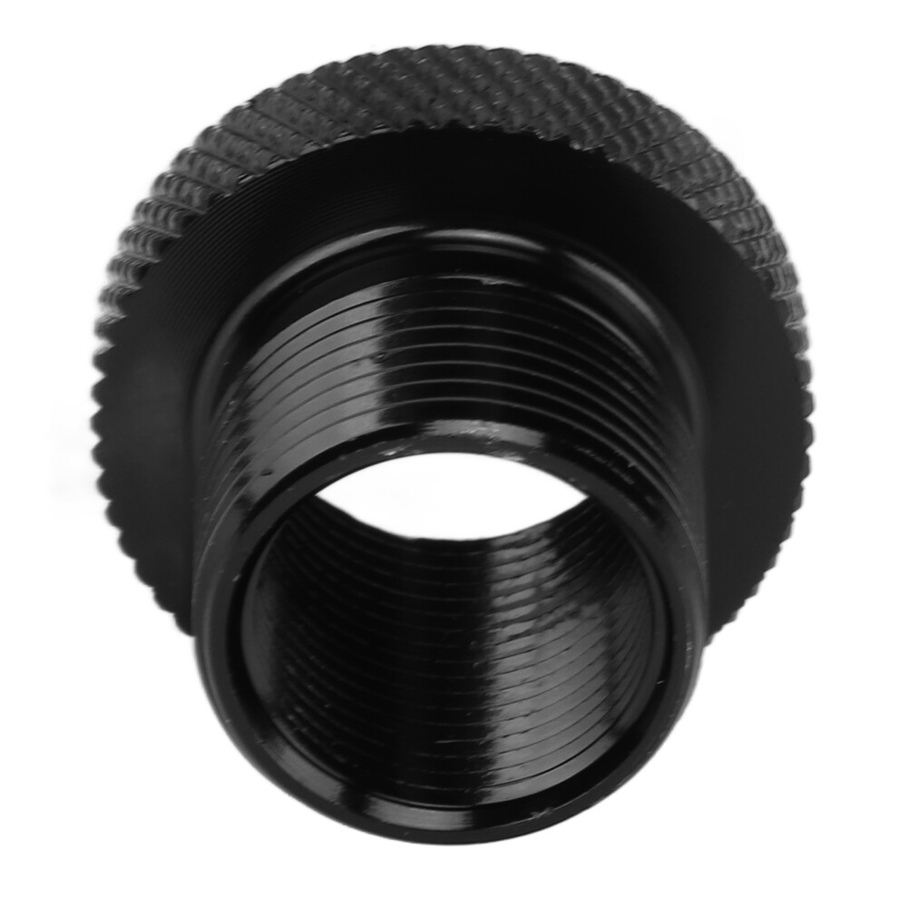 Universal Metal Car Oil Filter Adapter 5/8Â24 To 1/2Â28 Black 9341376243754