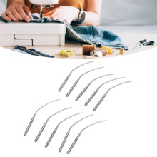 10 Stück Blindstich-Nadeln mit Kurven, Größe 10, aus Stahl für Heimreparaturen