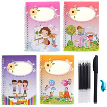 4-teiliges Handschrift-Arbeitsbuch-Set für