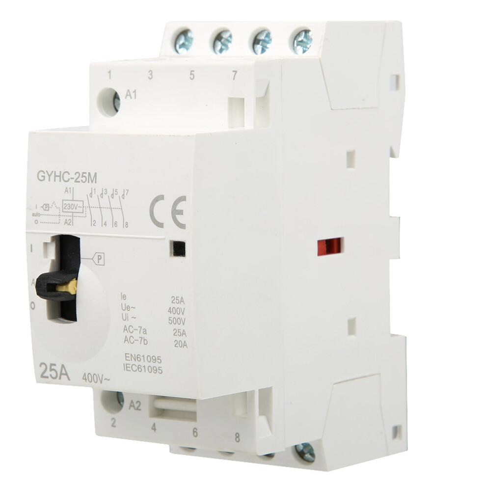 4P 25A 220V 50Hz DIN-Schiene Haushalts-AC-Schütz