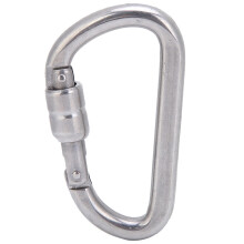 Heavy Duty Carabiner Clip Premium Alloy Steel Screw Locking Gate Gear with High Load Capacity Durable Climbing Carabiner for Rock Climbing Hiking Hamm