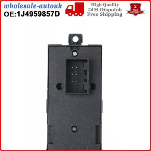 Power Master Window Switch for Driver Side Door, Electric Window Switch 1J4959857B with Simple Installation and No Modification Required, Durable 2