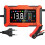 Quick Charging Battery Charger for 12V Systems, 9-Stages Charging Process with Large LED Visualized Screen and Temp Compensation, Smart Battery 1