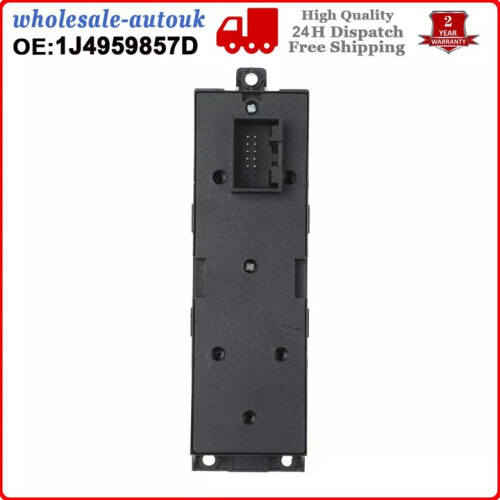 Power Master Window Switch for Driver Side Door, Electric Window Switch 1J4959857B with Simple Installation and No Modification Required, Durable 1