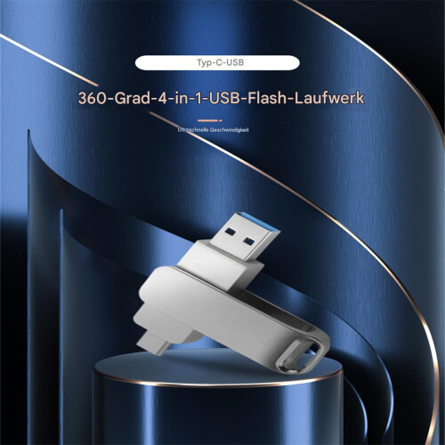 Διπλή φορητή μονάδα μνήμης Memory Stick για smartphone και φορητό υπολογιστή, μονάδα flash USB C 2