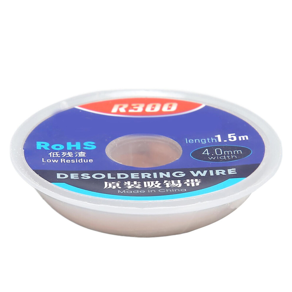 Powerful Desoldering Wire 1.5M 4Mm Copper Wick For Electronic Pcb Maintenance 6951376250404