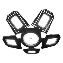 Luce da Garage A LED, Luci da Soffitto A LED Deformabili per Garage con 5 Pannelli Regolabili, Luci da Negozio A LED E27 3000LM 30W