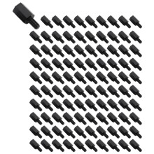 100 Stuks M3 Draad 8 mm + 6 mm PCB Vaste Nylon Zeskant Afstandhouder